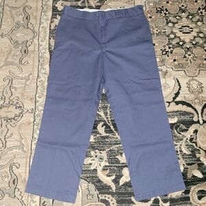 LIKE NEW Men's 38x30 "Dickies" 874 Original Fit Flat Front Navy Blue Pants